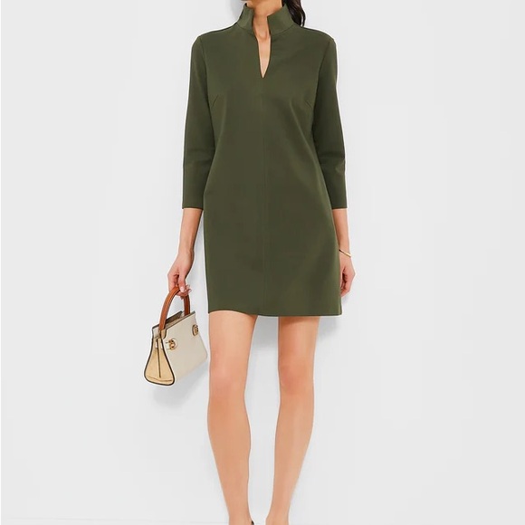 Tuckernuck Dresses & Skirts - Olive Green Ponte Clifton Dress
TUCKERNUCK
